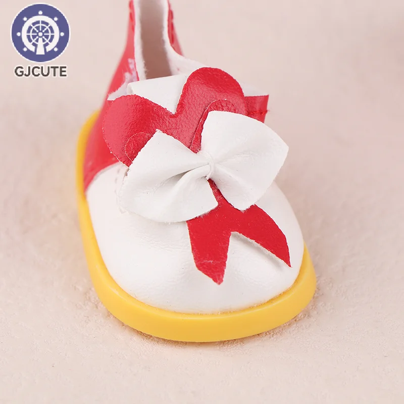 5.5CM Lovely Bow Doll Shoes Boots For 14 Inch Doll 1/6 Mini Shoes Boots Accessories For 32-33 Russia DIY Doll TOY