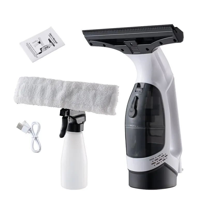 New small electric glass cleaner, handheld window cleaner, strong water absorption, efficient and portable artifact
