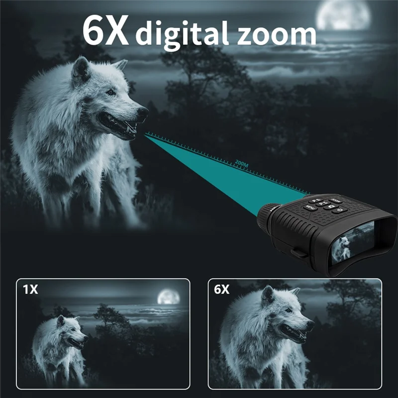 3CGRO-2.5K 30MP Night Vision Device HD Photo And Video Digital Binoculars Outdoor Infrared Night Vision Telescope