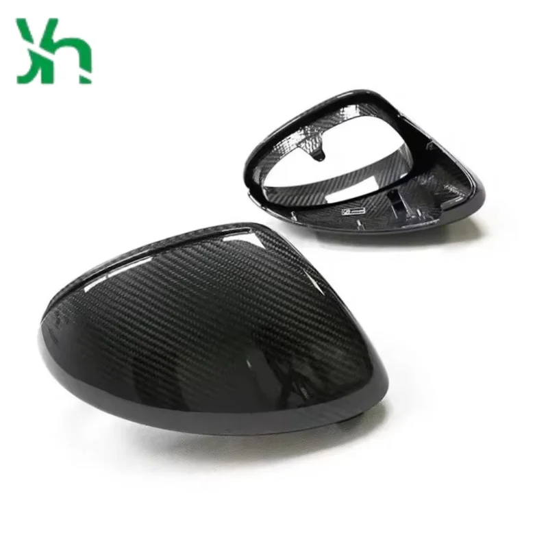 ポルシェ911（2013-15）交換用ドライカーボンファイバーミラーケース、リバースミラーカバー、自動車性能向上パーツ