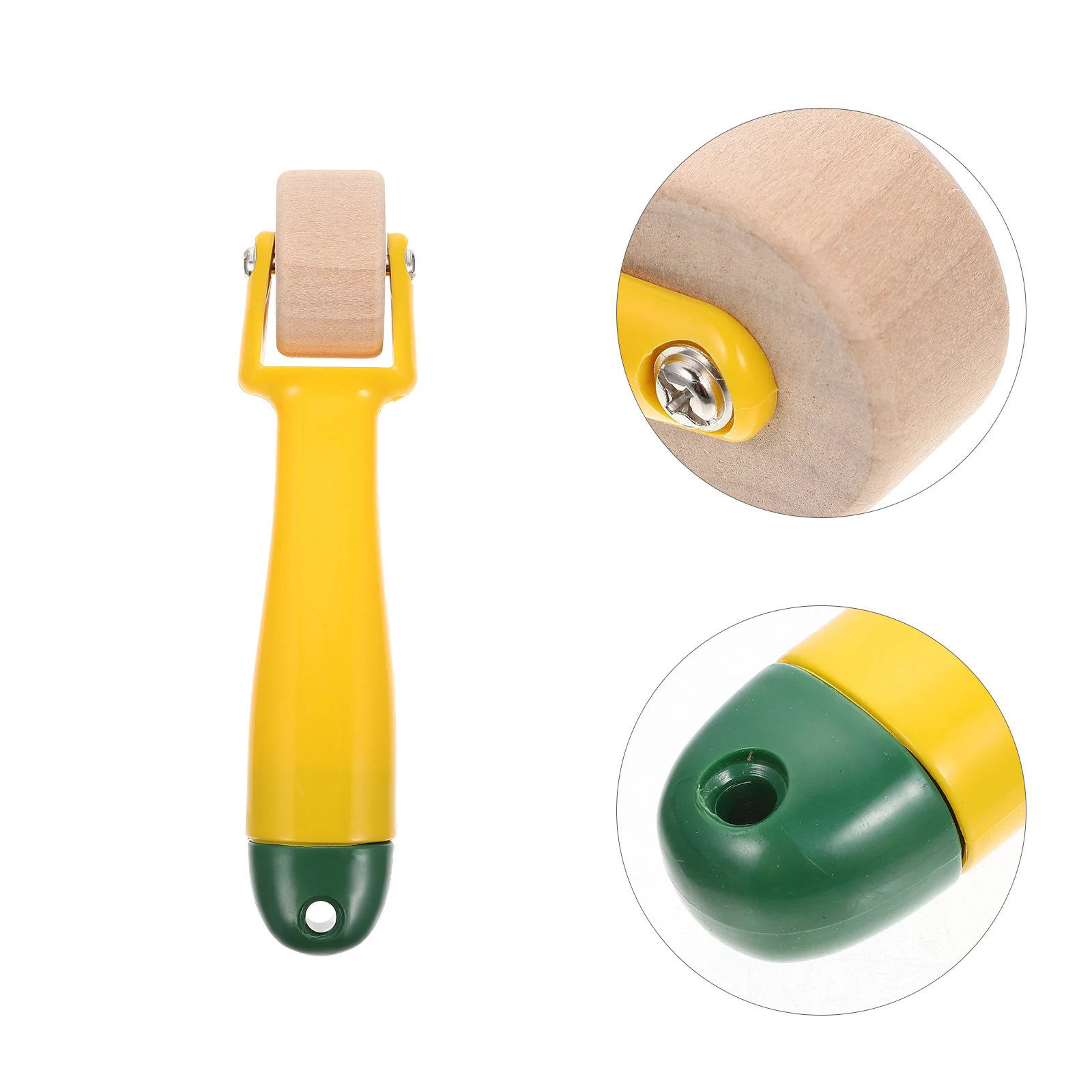 

Wallpaper Flat Pressing Wheel Roller Hand Manual Carpet Sticker Smoothing Tool Plastic Seam Tools Sewing