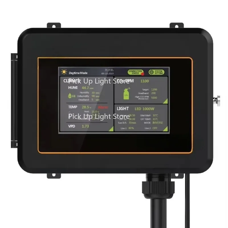 

Mushroom Tent Controller Hydro-Pro Commercial Greenhouse Control System with All in One