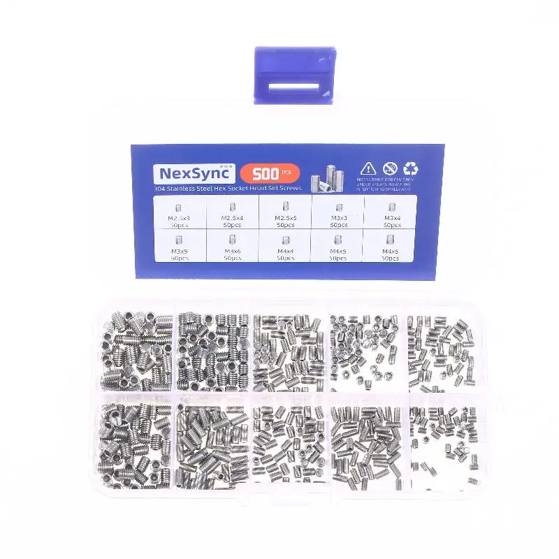 500Pcs M2.5 M3 M4 D…