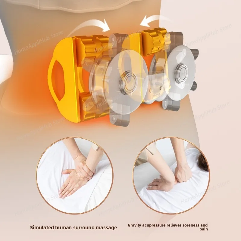 Smart Cervical Massager Home Massage Pillow Multifunctional Neck Back Shoulder Wormwood Hot Compress