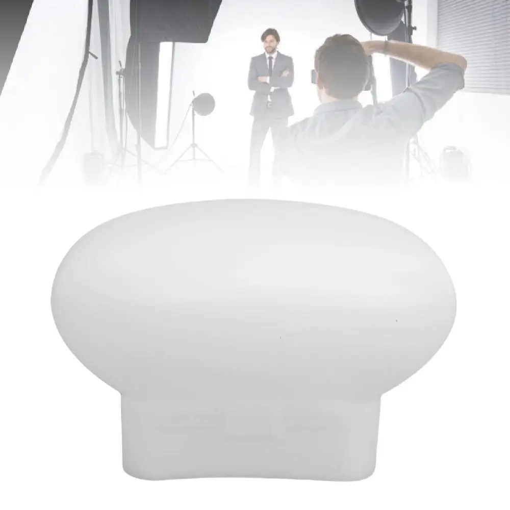 Silicone Flash Diffuser Softbox White Rectangle Head Flash Collapsible Diffusion Dome Soft Light Photography Modifier