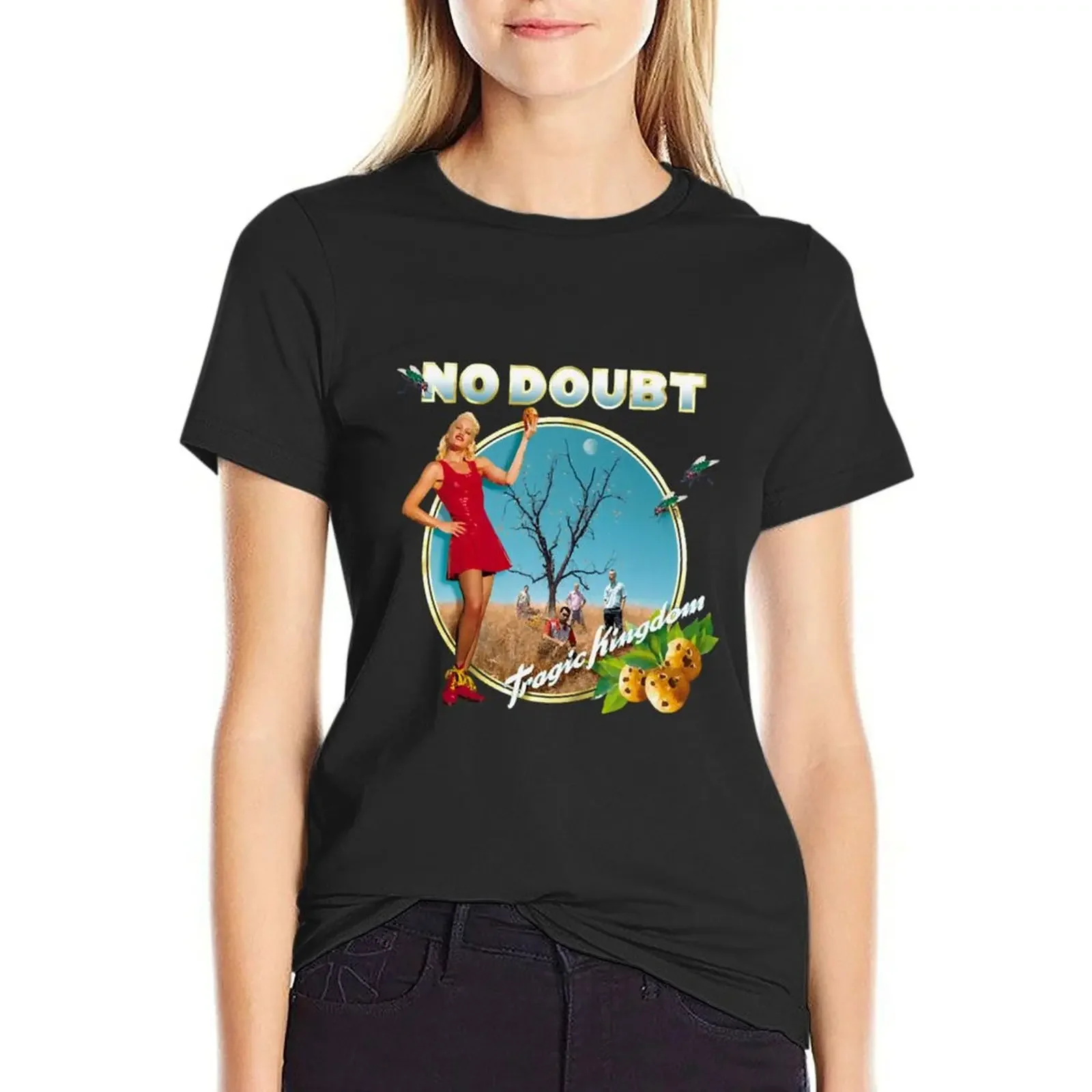 

No Doubt Band Tragic Kingdom T-Shirt summer clothes animal print heavyweights Women t shirt