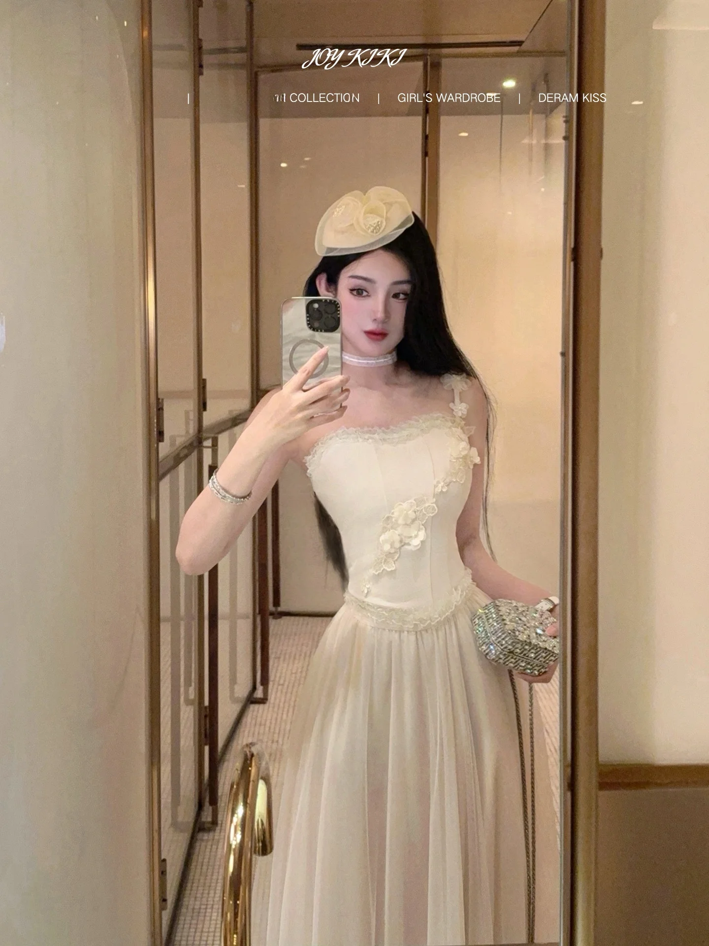 

Joykiki Gold Pure Desire Annies Love: Женский топ-бюстье с 3D-цветами на боковинах, французский стиль, облегающий крой, из полиэфирного волокна