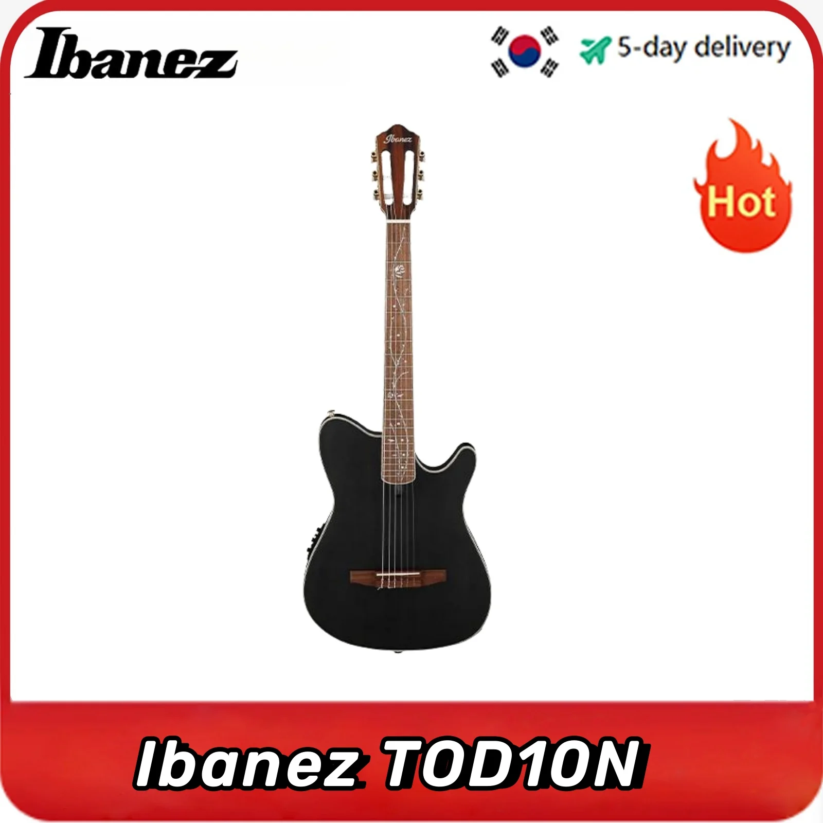 Ibanez TOD10N Tim Henson Signature Professional Classical Guitar with Fishman Sonicore Pickup