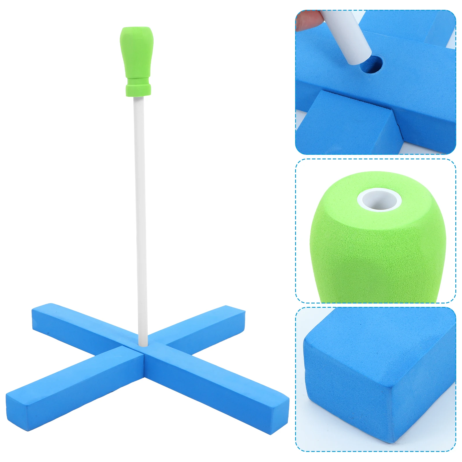 

Set Eva Plastic Batting Training Outdoor Indoor Play Brain Motor Skills Teamwork Sturdy Durable Frequent Use