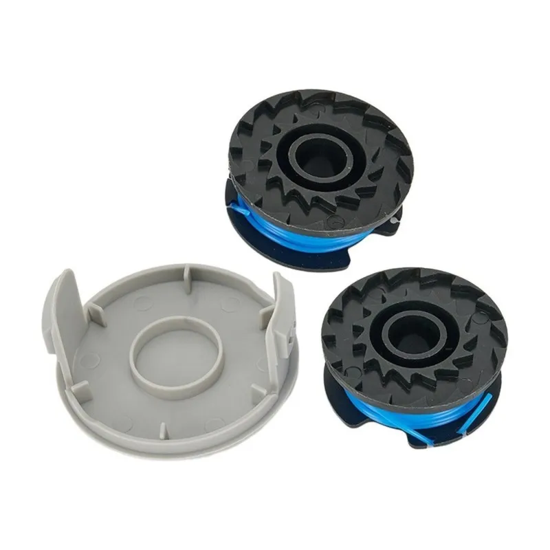 SOFT-AC14RL3A Spool With AC14HCA Spool Cap For Ryobi String Trimmer Auto Feed Line Coil Weed Eater Trimmer Head Replacement