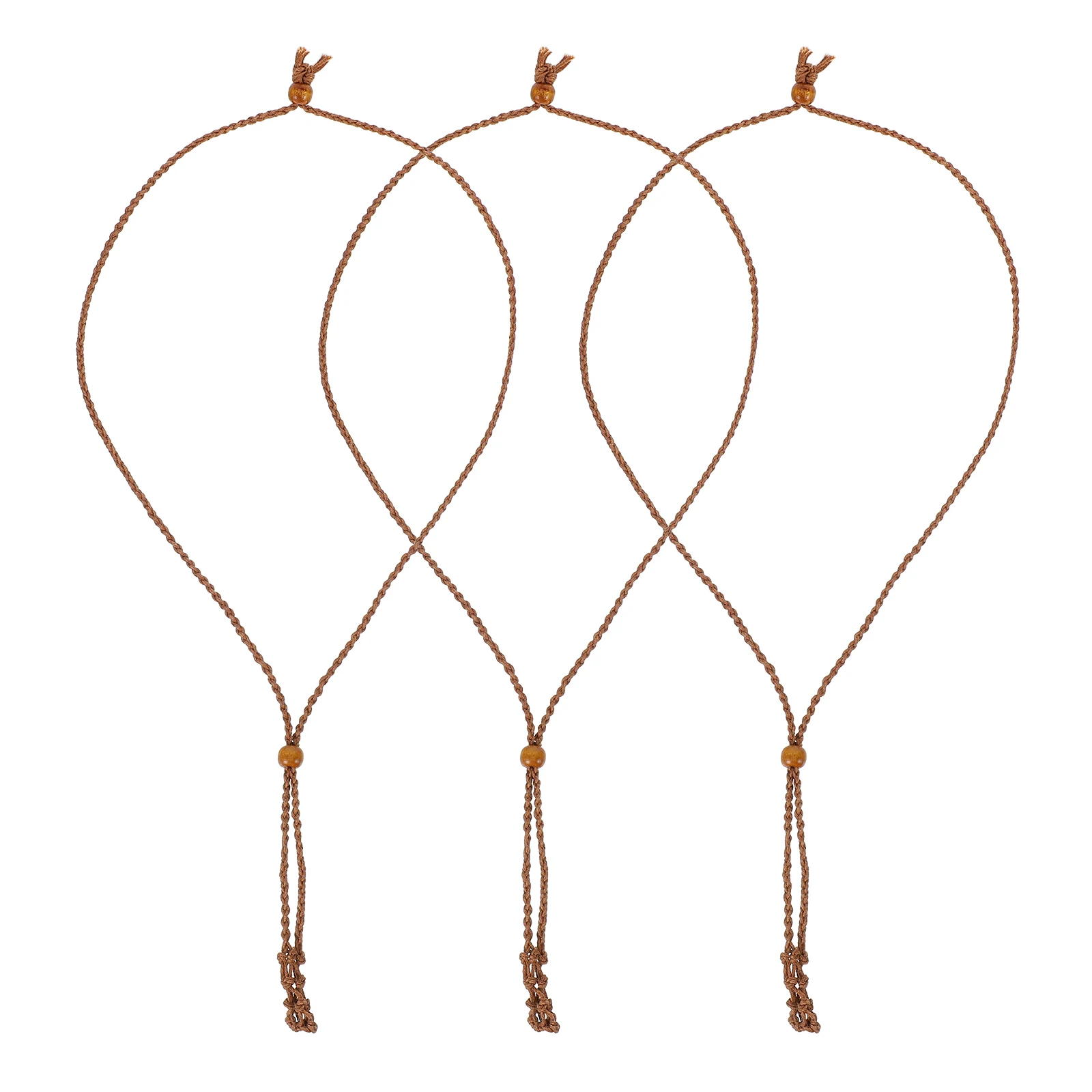 المنسوجة يدويا قلادة قابل للتعديل حامل فارغ كريستال حجر سحر قفص القلائد Diy بها بنفسك مجوهرات الحبل للحجارة