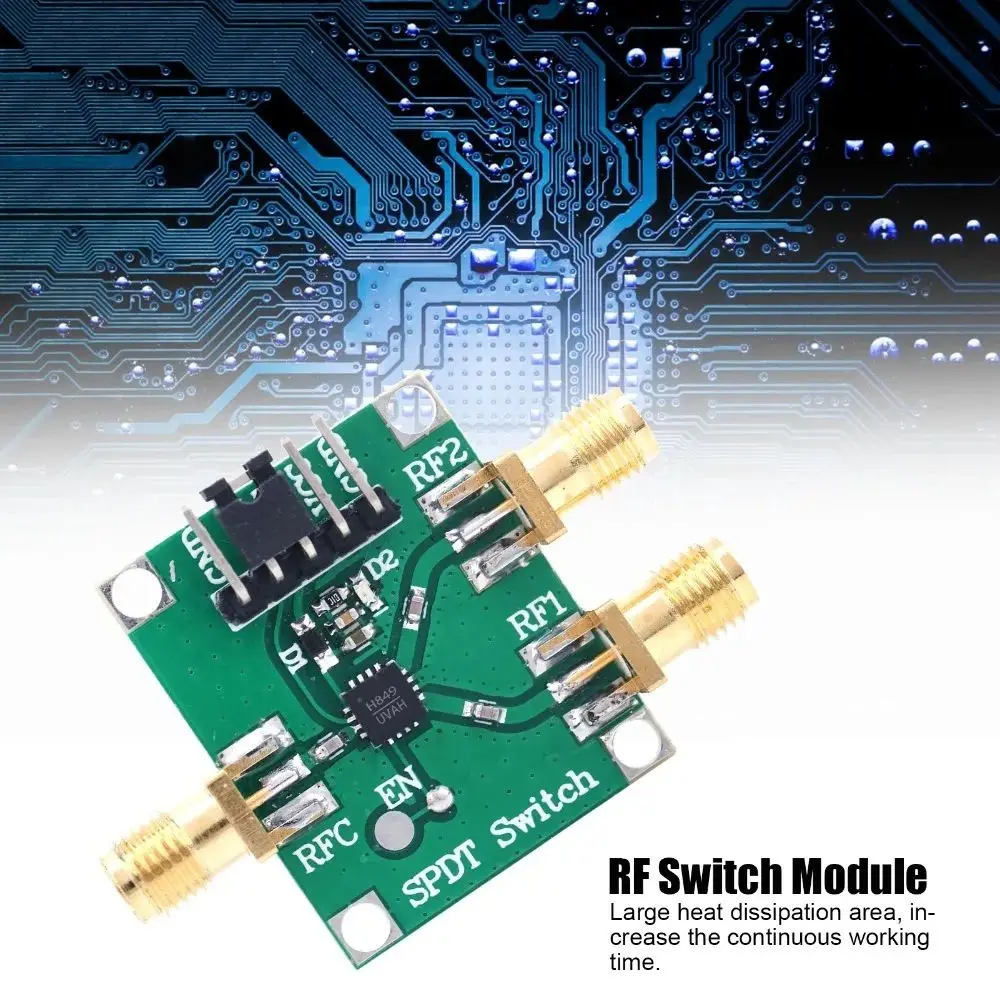 For Parek RF Switch Module Single Pole Double Throw 6GHz Wideband High Isolation Signal Routing Electrical Engineering Component