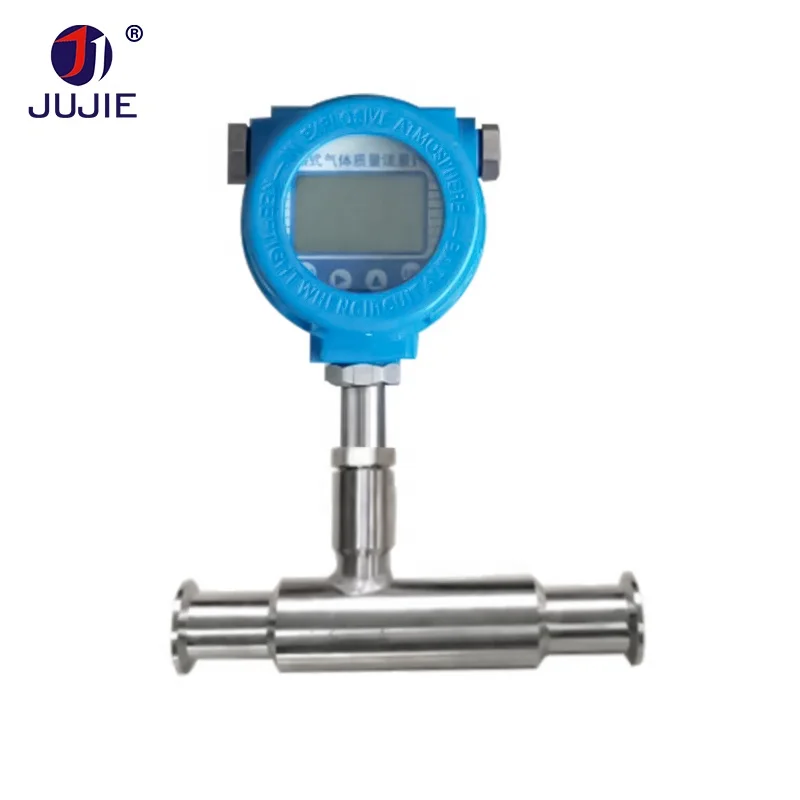 Digital Natural Gas Flowmeter Air Flow Meter SS304 Material 4-20mA RS485 Output