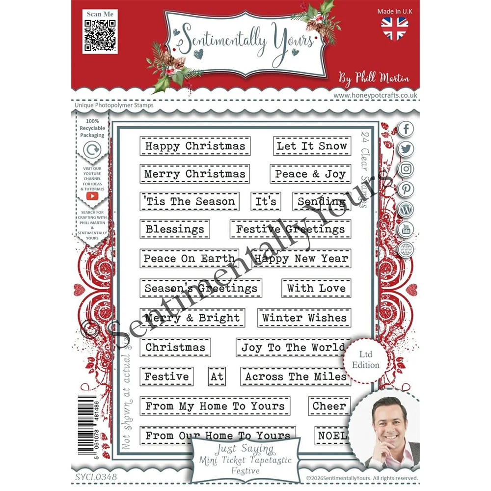 Someone Special Sentiments Clear Stamps Reusable DIY Scrapbook Diary Greeting Card Decoration Handmade image 3