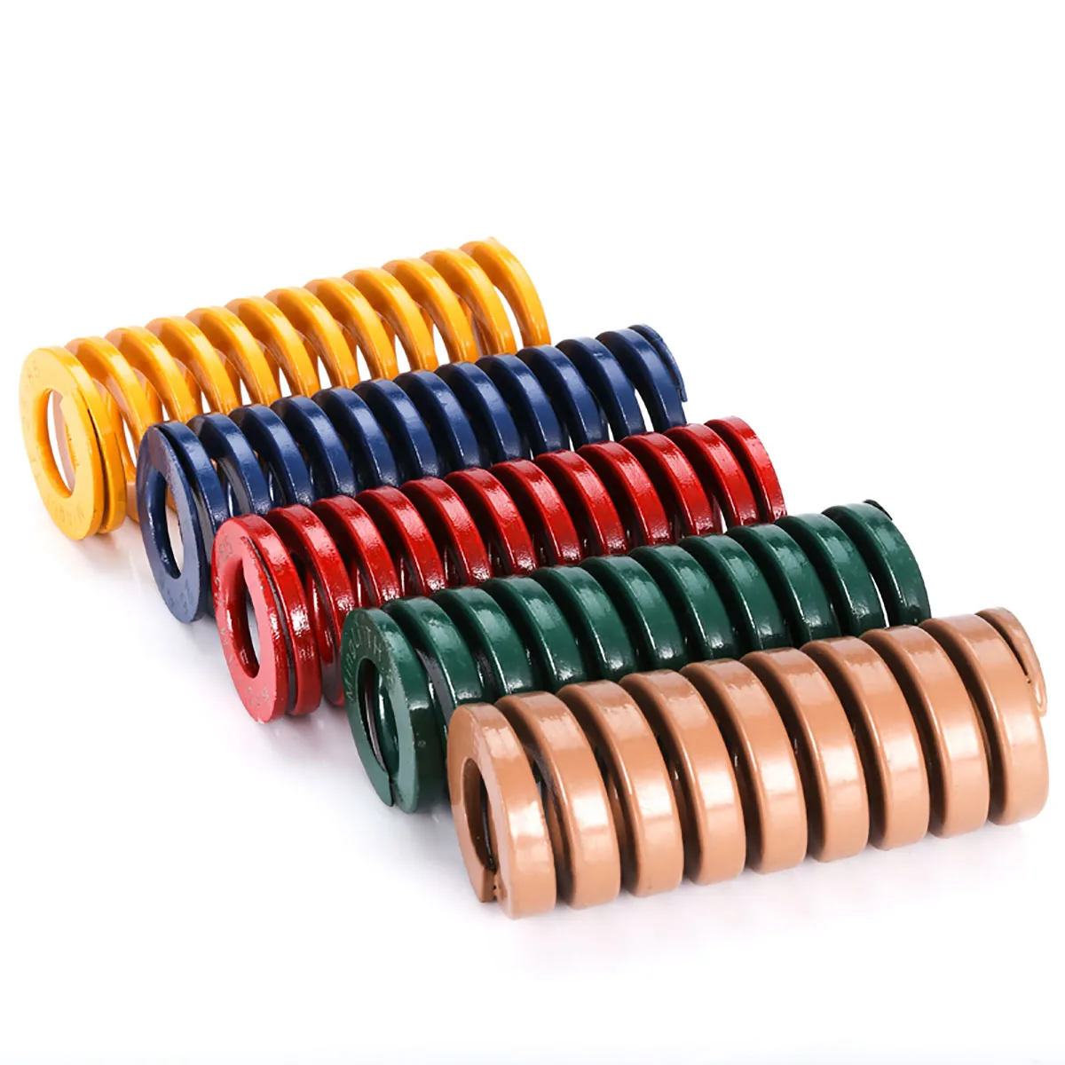 1Pcs Compression Spring Loading Die Mold Spring OD 8mm ID 4mm Length 15-100mm Yellow/Blue/Red/Green/Brown