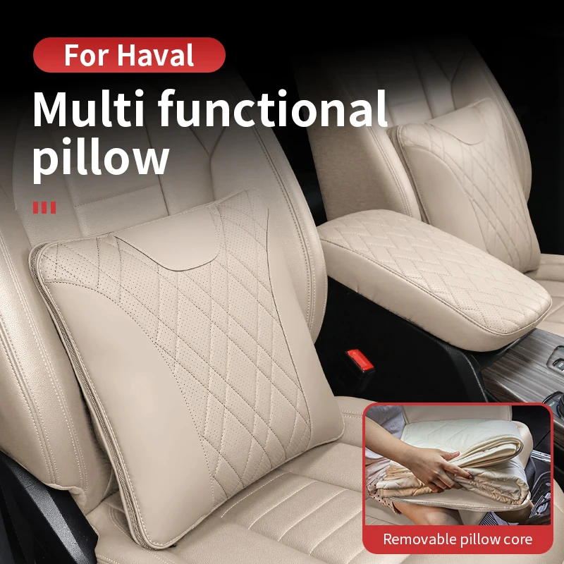 

Всесезонная универсальная подушка-одеяло 2-в-1 для автомобиля Haval Jolion H6 Pro Xiaolong MAX H7 H9 - Мягкая, дышащая и съемная