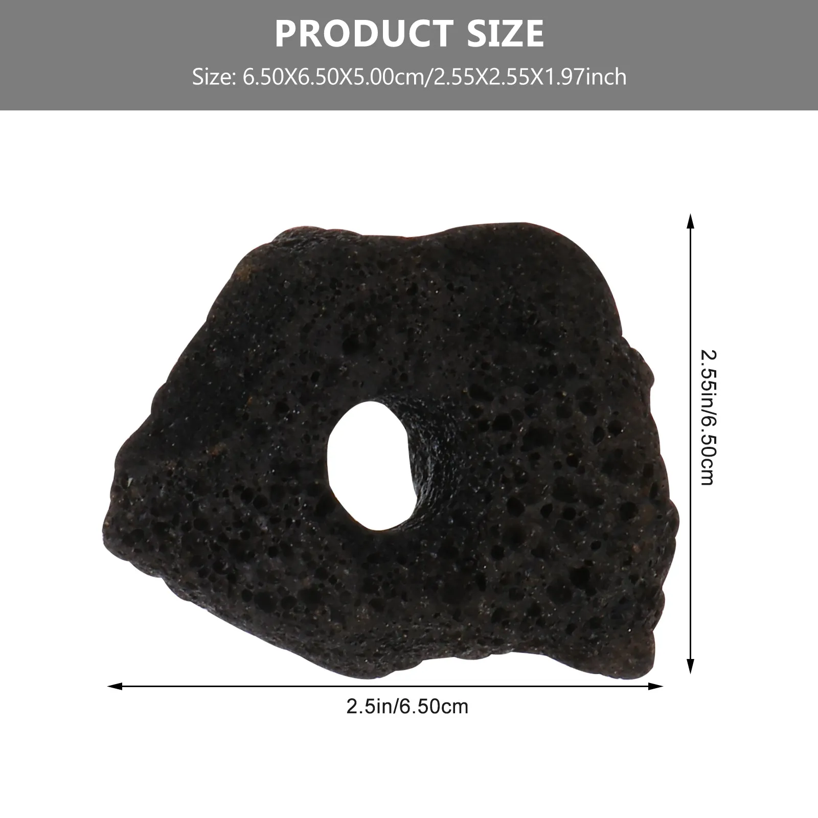 10Pcs Natural Volcanic Rocks Ornament for Aquarium Fish Tank Habitat Stone Cave Shelter Safe for Fresh Salt Water Easy Clean view 5