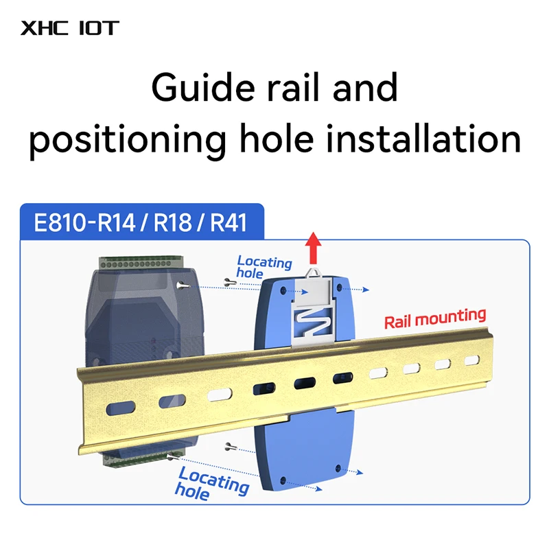 Isolation photoélectrique Industriel 4 voies Cache RS485 Moyeux DC9-40V ESD Protection Puissance et Signal Isolation COJXU E810-R14