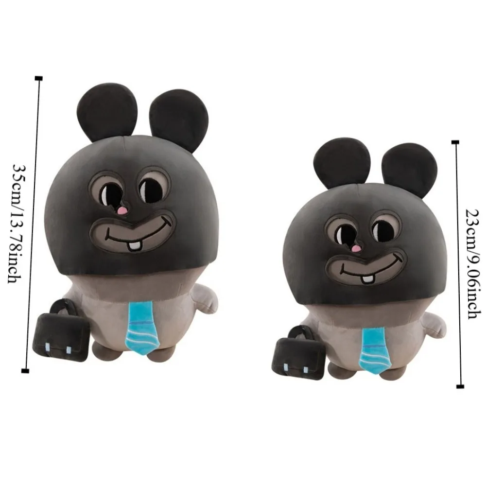 Kids Gifts Big Mouse Rat Plush Toy Backpack Grey Stuffed Mouse Doll Embracing Flowers Cartoon Animal Plush Pillow Birthday Gift