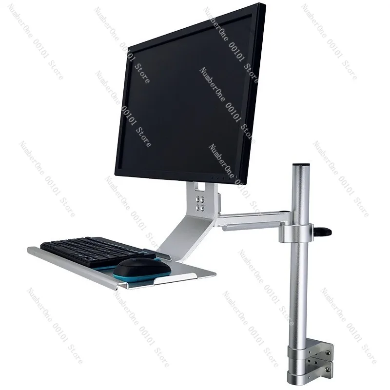 Ergonomic Monitor Stand Adjustable Desktop Display Holder Stable Support Bracket for LCD LED Computer Screen Riser Improved