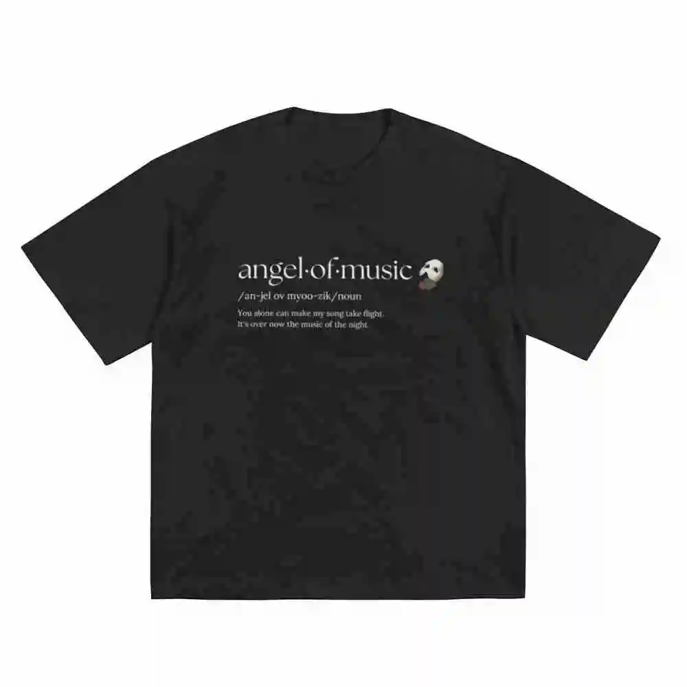 Phantom Of The Opera Musical Theatre Short Sleeve Tee 100% Cotton T-Shirt