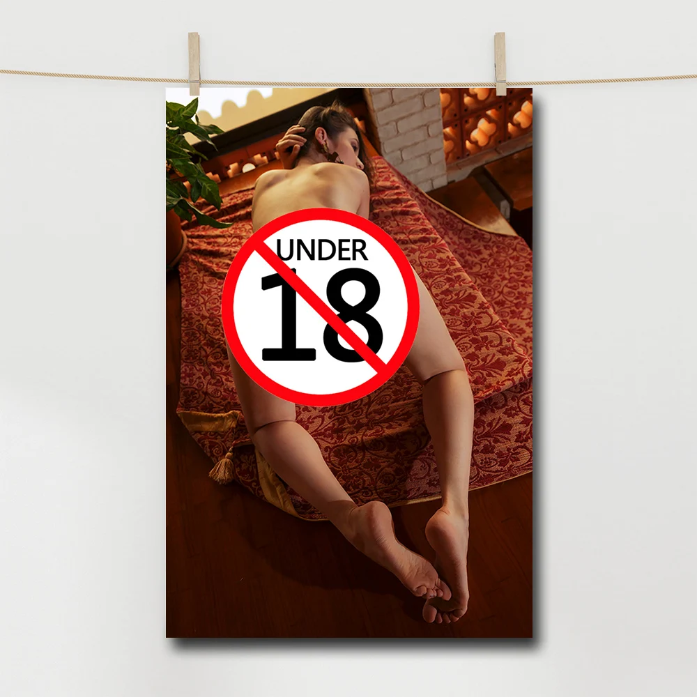 Naked Woman Picture Decorative Canvas Painting Uncensored Sexy Woman Body Posters and Prints Wall Art for Home Room Decor Mural