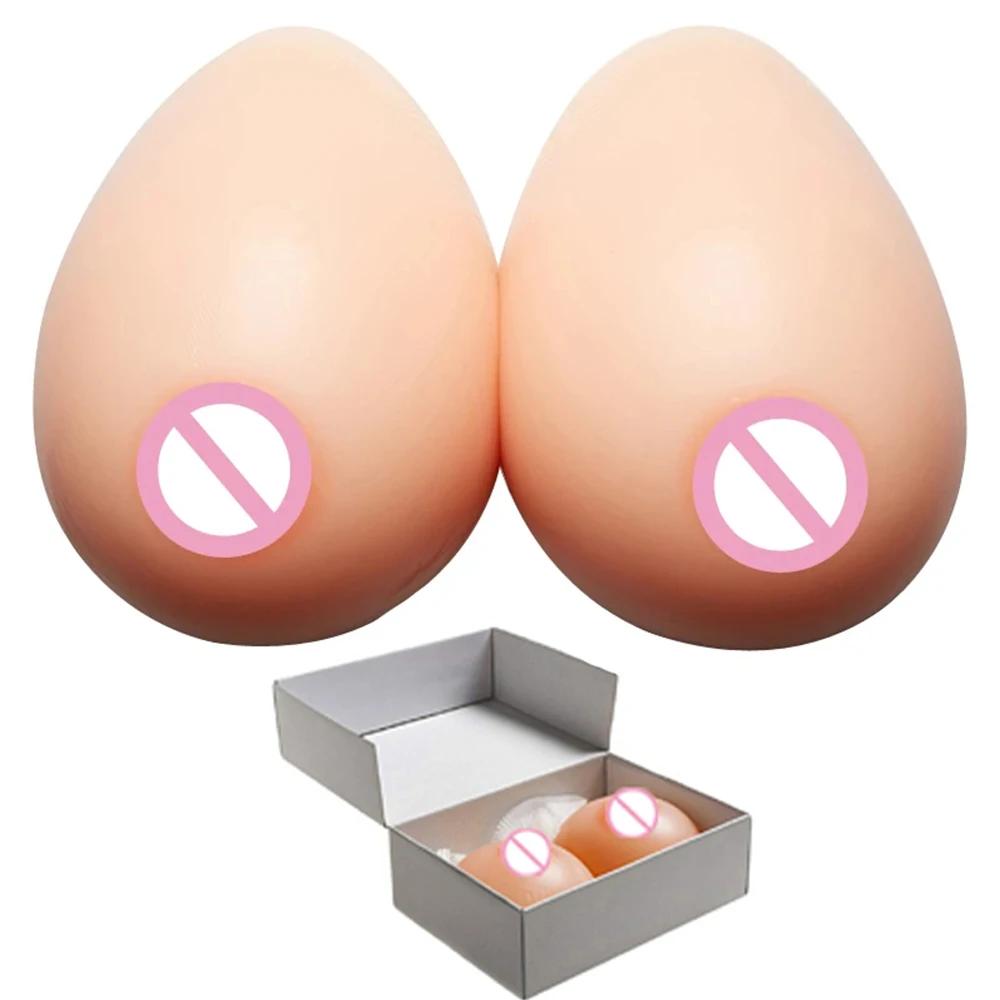 Artificial Fake Silicone Breast Fake Breasts Forms Anime Mastectomy Transvestite Sissy Halloween Party Crossdress Men Beginner