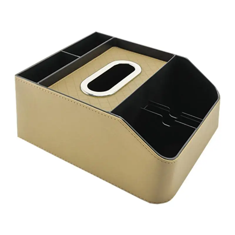 Auto Armrest Cup Holder Car Armrest Seat Organizer Tissue Box Center Console Cup Holder Cup Storage Holder For No Clutter