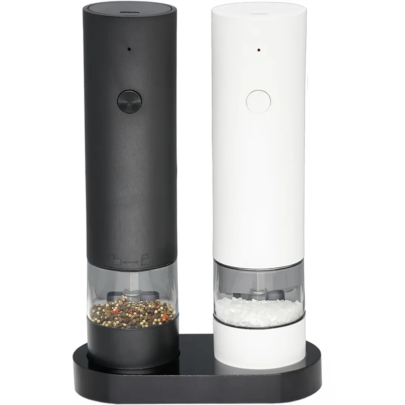 

B97A-Набор электрических мельниц для соли и перца с регулируемой грубостью, многоразовая мельница для использования на кухне