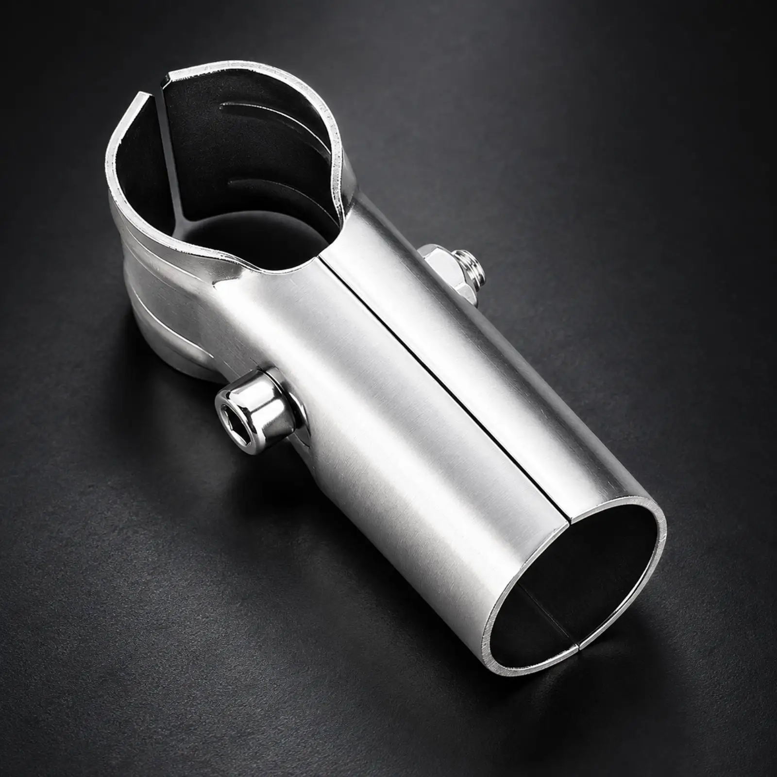 25mm Steel Tube Connector Split Clamp Fitting for Garden Greenhouse Frame Tubular Structure Joining Sleeve
