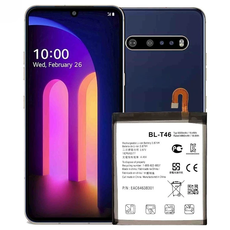 Neue hochwertige austauschbare BL-T46 Batterie für LG V60 ThinQ 5G LMV600VM V600VM V600QM5 Telefon Bateria