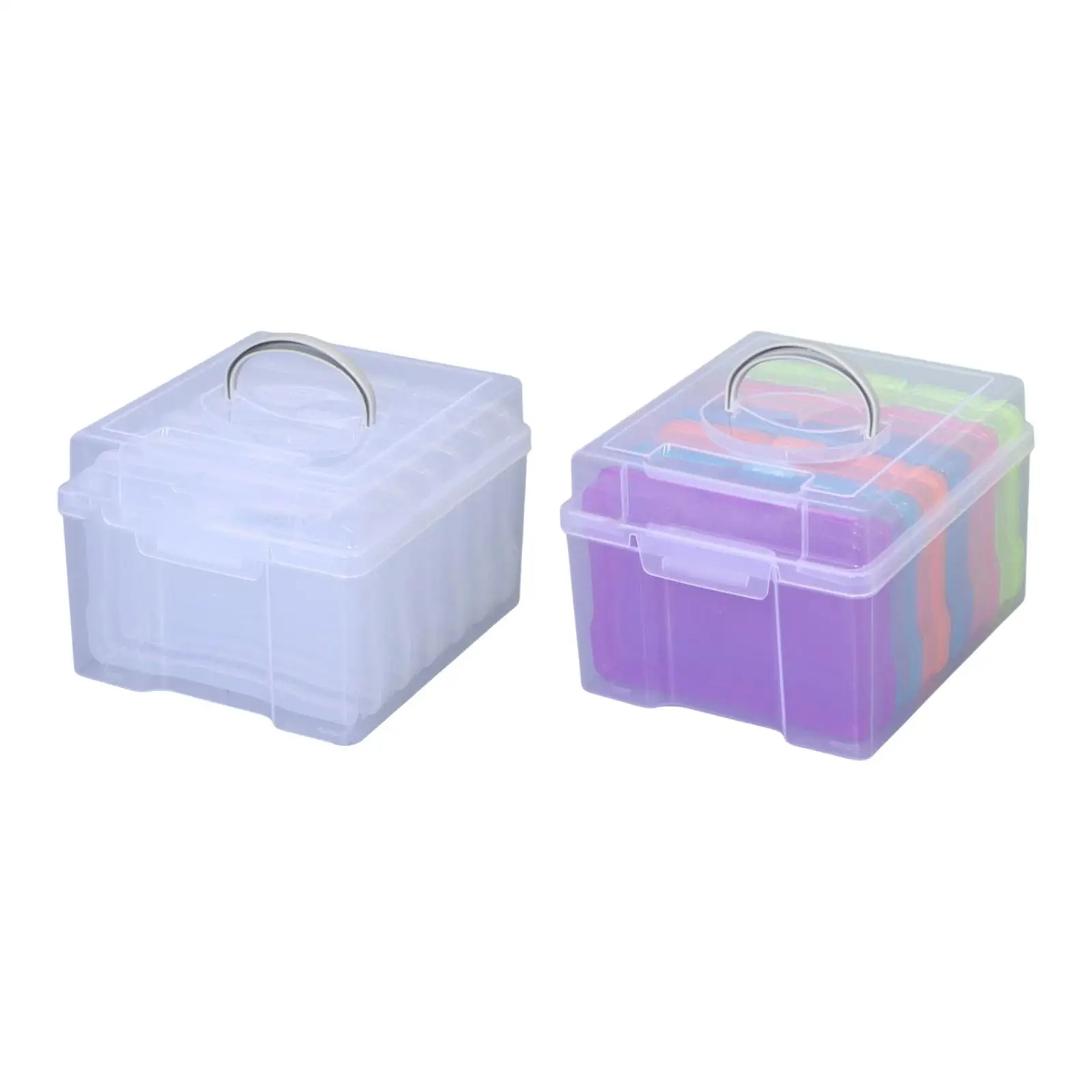 Photo Storage Box Photo Storage Containers for Game Card Stickers Papers