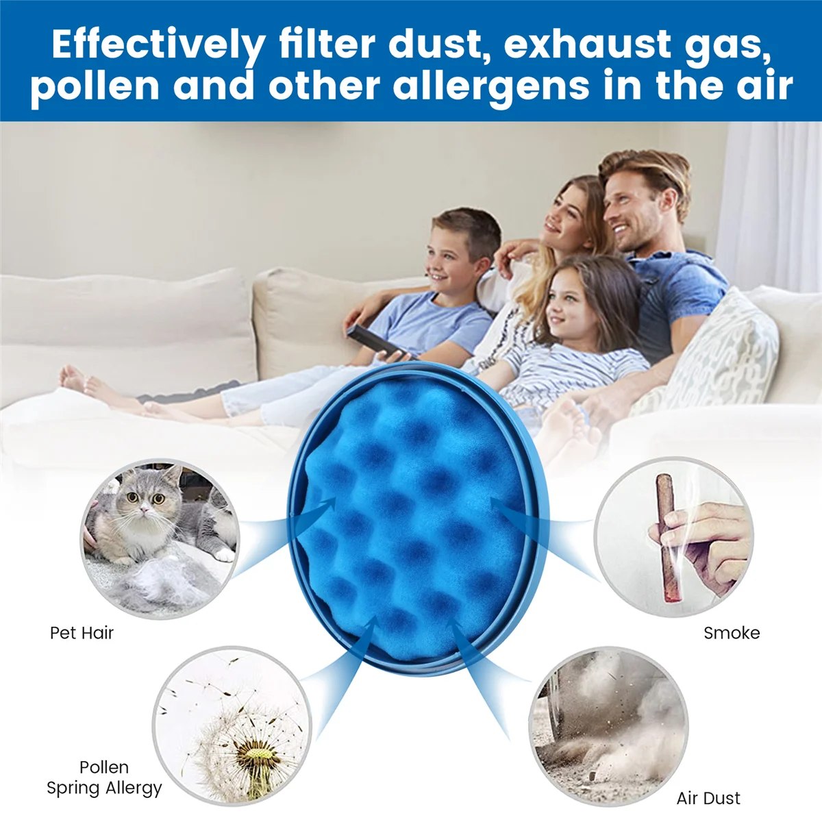 ตัวกรอง HEPA สําหรับ Samsung Cyclone Force SC15F50 SC18F50 SC18F70 VC21F50HUDU EV SC21F50HD VC-F700G SU10F40 เครื่องดูดฝุ่น # เอบีพีพีพี