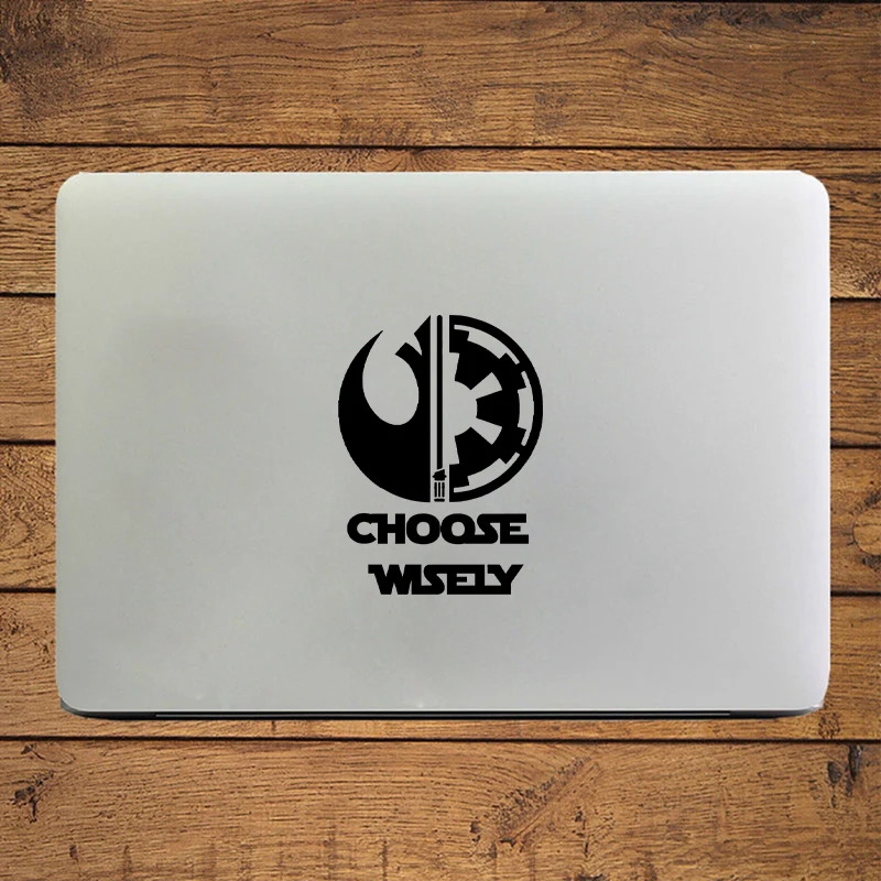 Choose Wisely Star Wars Vinyl Sticker Phone Laptop Decals Dark Side Jedi  Sith Empire Vinyl Decal Mug Car Window Bumper Decor