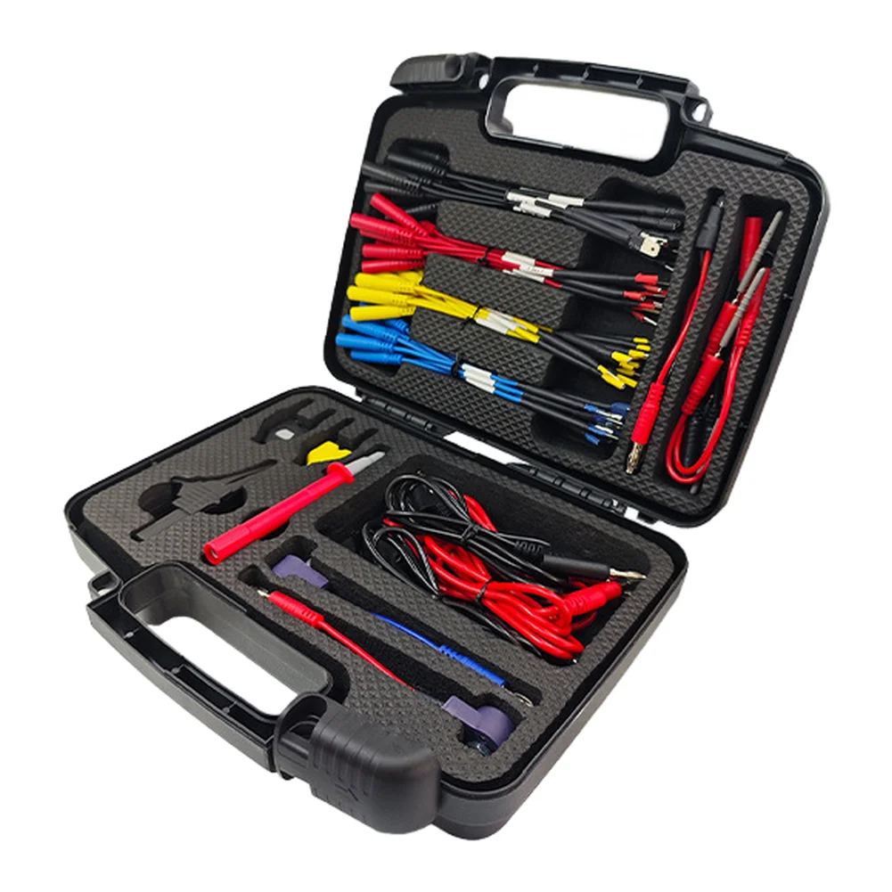 

Набор из 68 предметов: Комплект для тестирования автомобильных жгутов проводов, клемм, мультиметров, электронных разъемов, кабелей, ручной инструмент-тестер