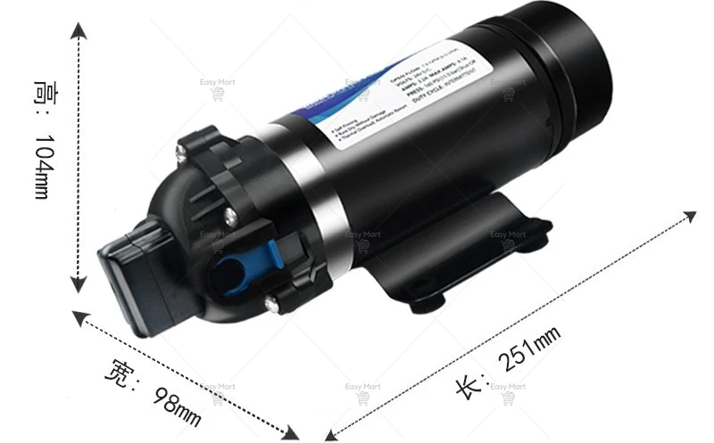 High Pressure Flushing Water Pump 220V110V Spray Diaphragm Pump Roller Cola Machine Booster Pump Agricultural