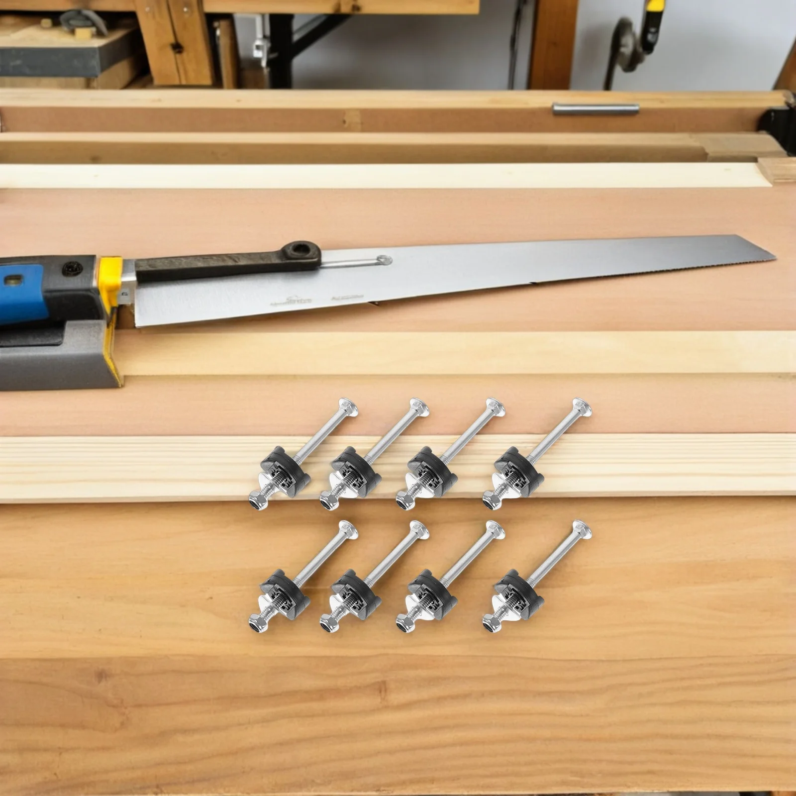 

8 set 8 Sets Screws Sleeve Replacement Fixation Kit Sturdy Galvanized Steel Parts Durable Bolts for Kids Trampoline Stability