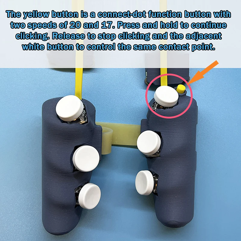 DIY 3D Tablet Game Controller Tablet Game Handle 6 Buttons Pulse Continuous  For PUBG Tablet Gamepad