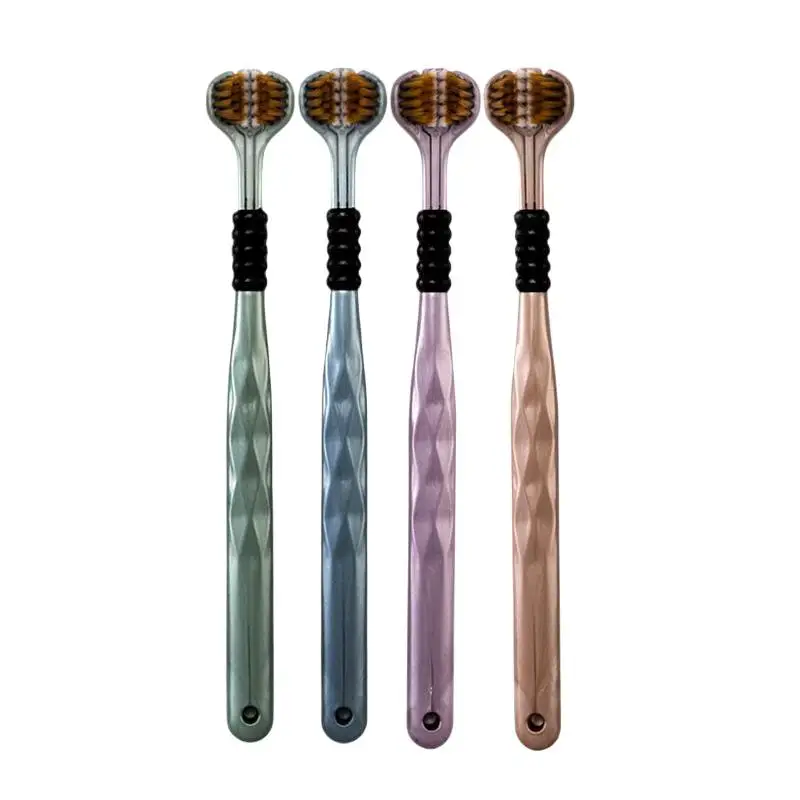 Household Cleaning And Gingival Protection Advanced Toothbrush 1PCS/2PCS/4PCS/8PC Three Sided Soft Bristled Toothbrush Adult