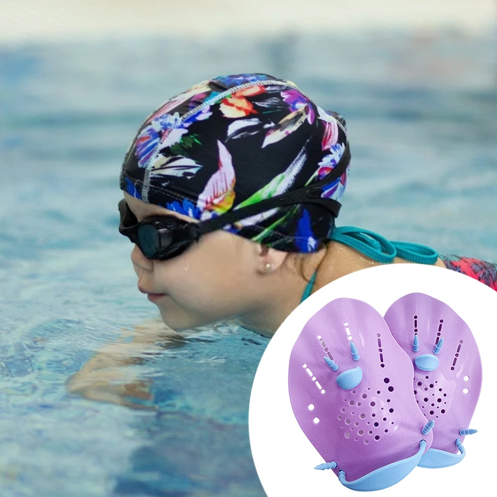 

Swim Paddles Ergonomic Swim Training Hand Paddles Swimming Paddles Adjustable Swim Paddles for Men Women Children