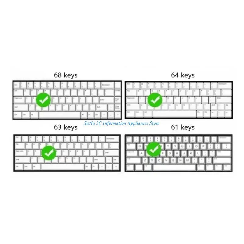 

Палитра 78 клавиш, смешанная подсветка, колпачки для клавиш с бантиками, оригинальный профиль, PBT, краситель, дополнительные