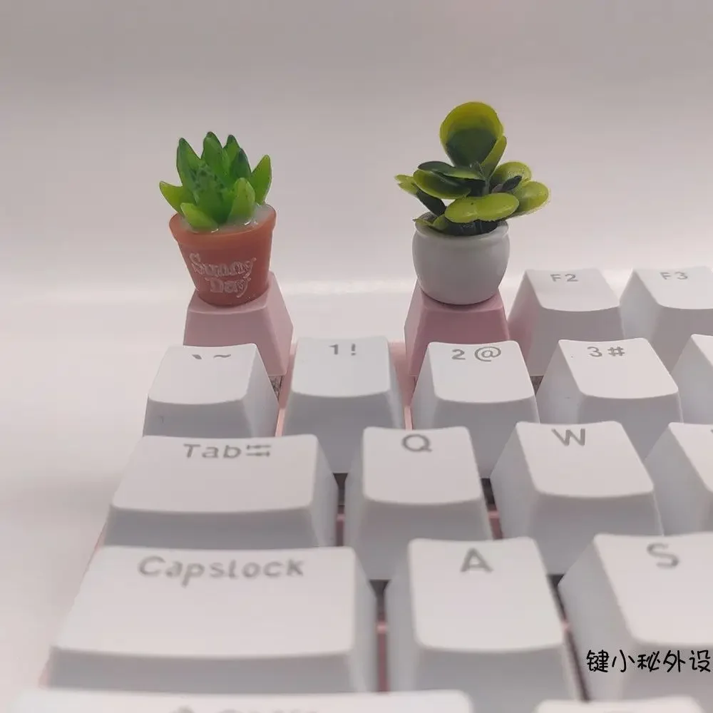 Cross shaft custom creative personality mechanical keyboard transparent ESC kawaii keycap
