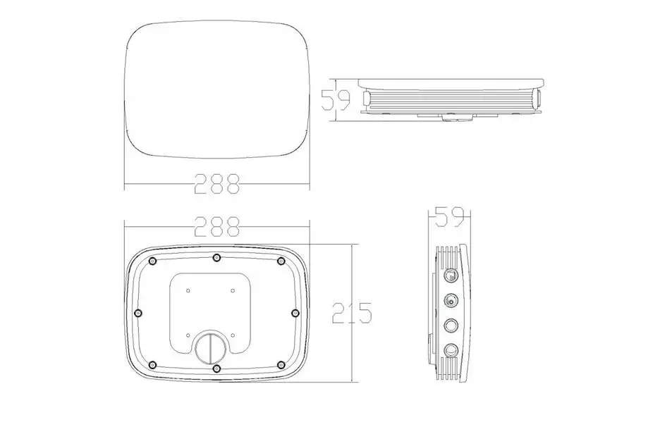 AS923 mHz gateway inalámbrico GW5000A LoRAWAN IoT gateway 4G antena