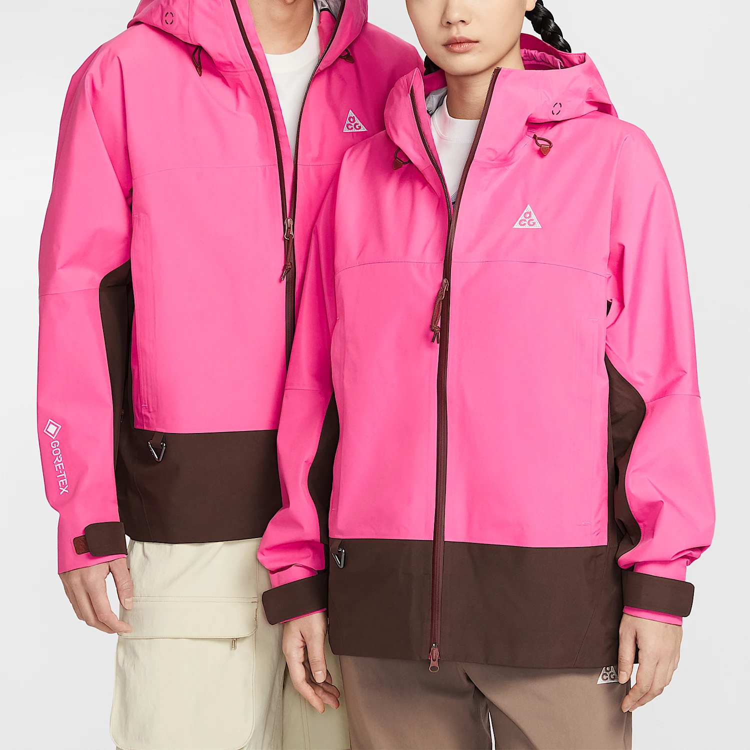 

Nike Authentic Autumn Style Men's Women's Hooded Patchwork Sports Embroidered Windbreaker Jacket FV8642-684