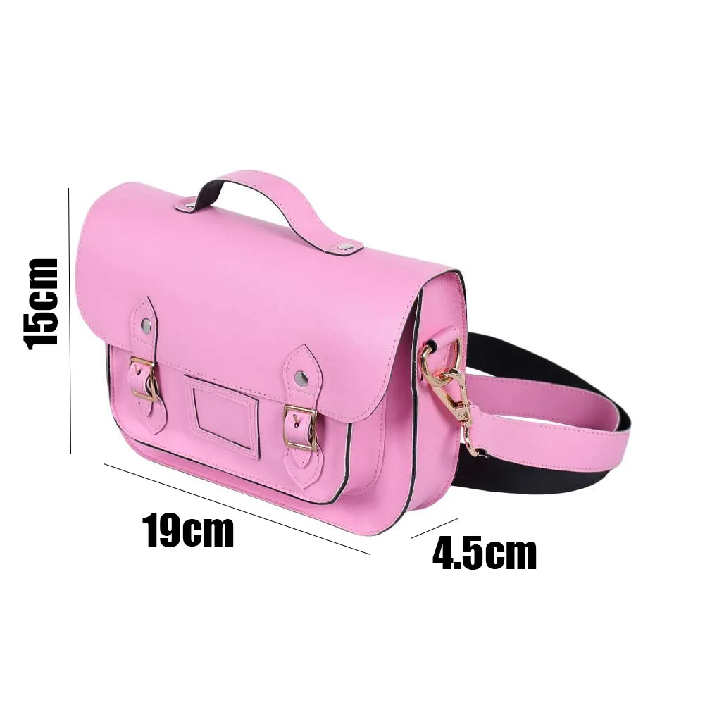 حقيبة كتف كوسبالي جليندا الوردية للنساء والفتيات، حقائب مدرسية عصرية، إكسسوارات أزياء شريرة، هدايا كرنفال الهالوين #6