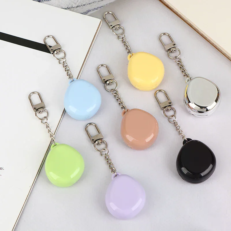 Case Storage Diy Refill With Aluminum Tray Portable Cosmetic Small Blush Container Colorful Keychain Empty Makeup Compact