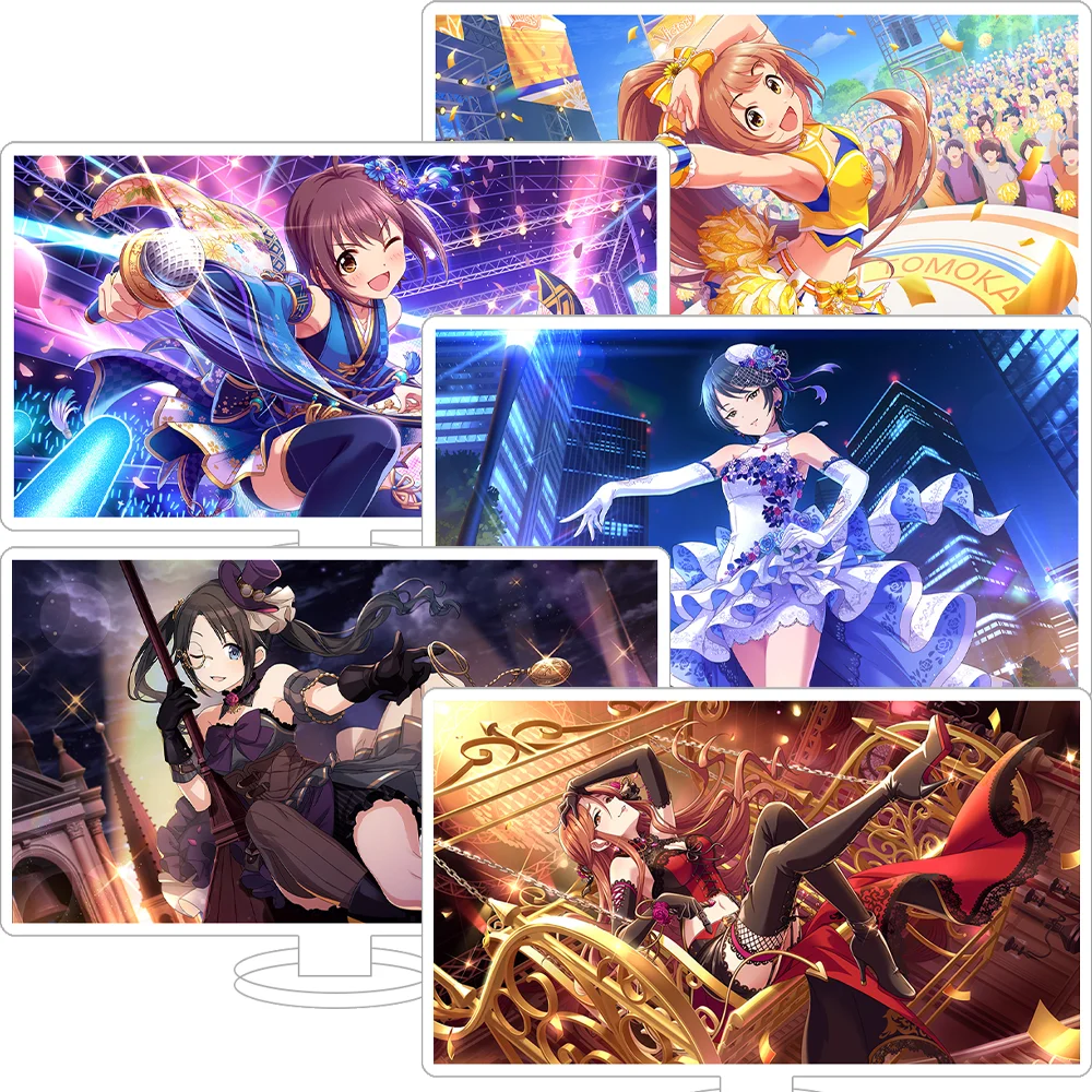 Gakuen Idolmaster Wakabayashi tomoka Yagami makino Yamato aki Yao fueifuei Yorita yoshino Official Acrylic Stand Desktop Decor