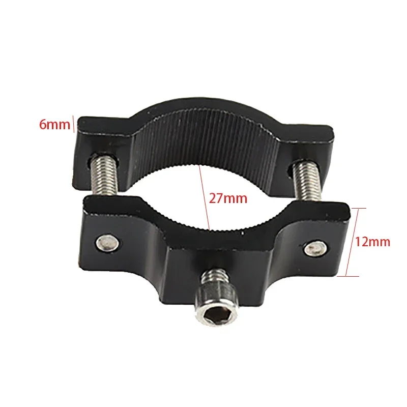 Motorcycle E-bike Headlight Spotlight Mount Fixed Clamp Bracket Clip Aluminum Silver Motorcycle Accessories Honda Dio Af18