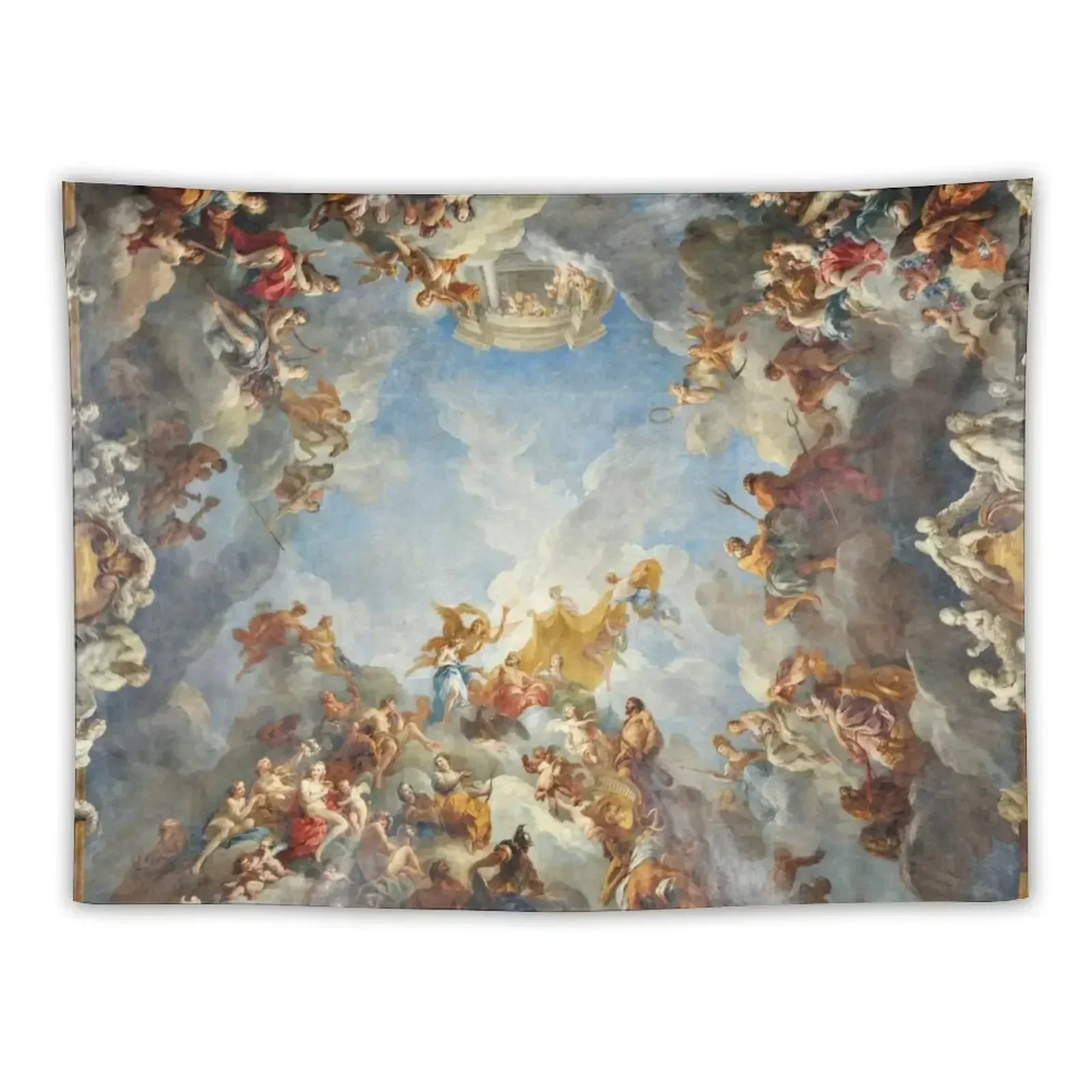 The Apotheosis of Hercules Versailles Palace Ceiling Mural Tapestry House Decor Home Decorating Tapestry