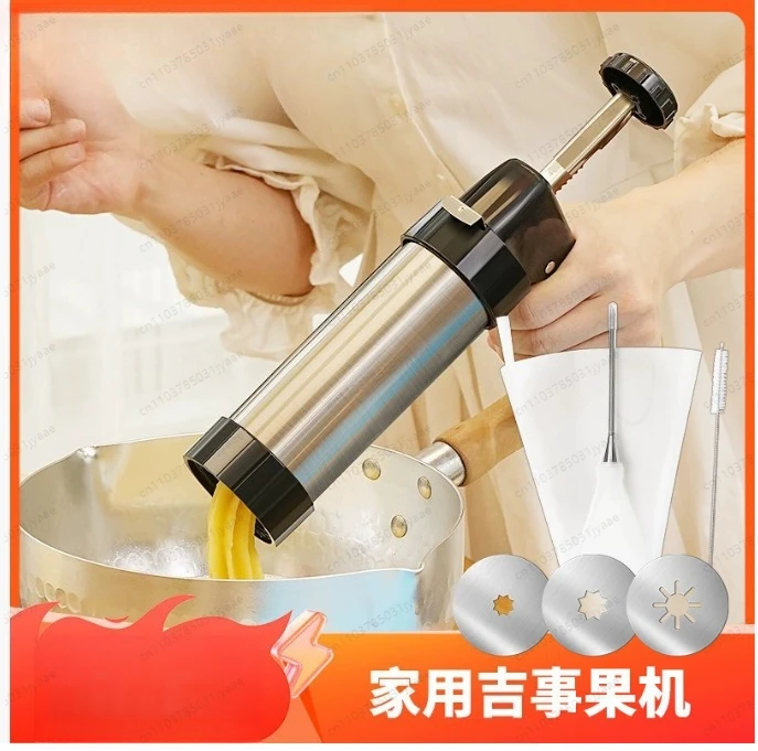 

Бытовая машина для приготовления испанских чуррос, аппарат для латиноамериканских фруктовых десертов в западном стиле, полностью автоматическая машина для фруктовых десертов